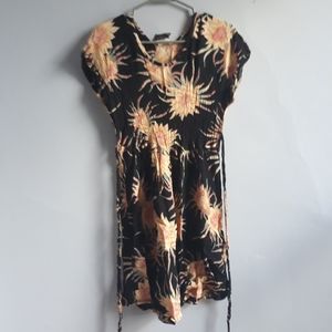 Black and yellow dress